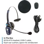 blueparrott B250-XTS headset with USB-C port