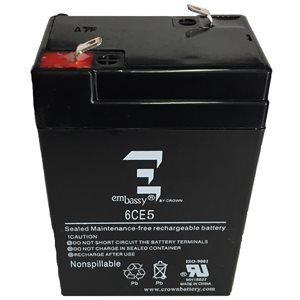 Batterie 6v 5a / h