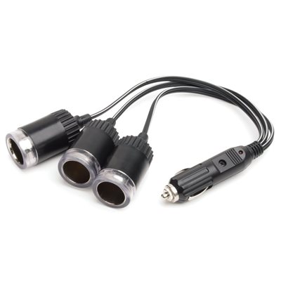 triple lighter plug w / cord
