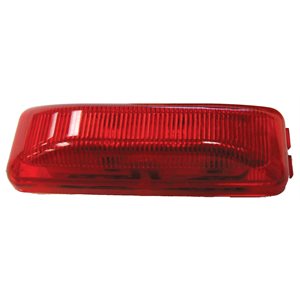 Marker lamp 4-LED red 1"x4"