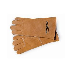 14" welding gloves brown