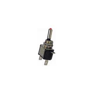 On-Off Toggle switch 20 amps w / Red LED